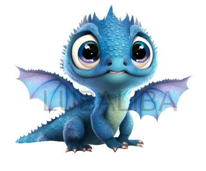 Motif "Dragon Blukky" N° d'art : KCN